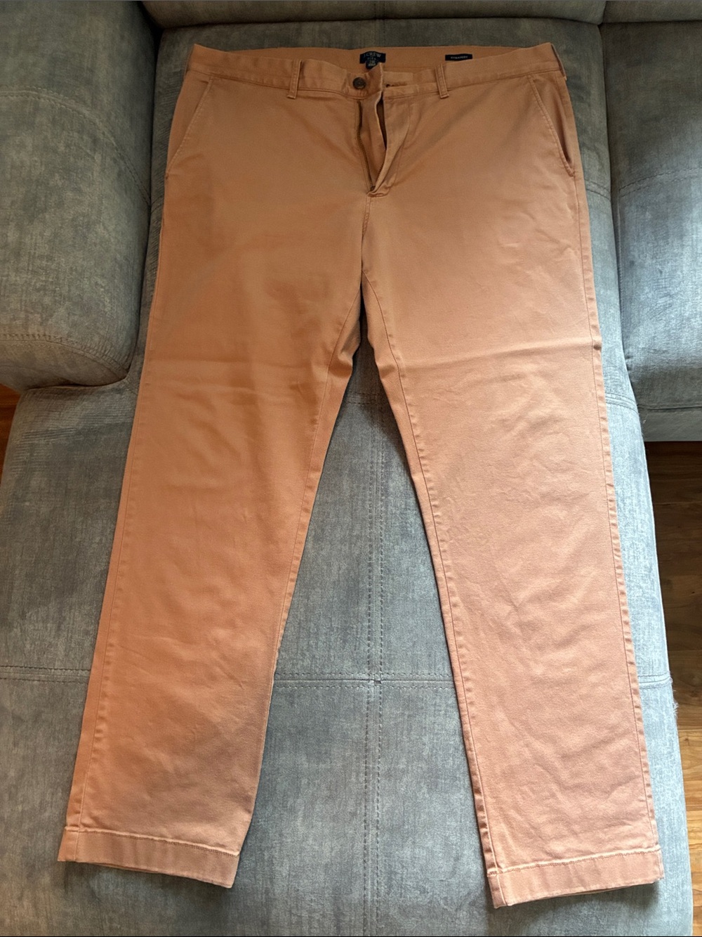 J Crew Men's Slim Chino Pants in Light Brown - Casual Everyday Staple